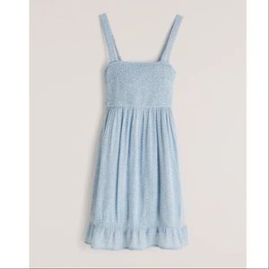 A&F Women’s Smoked Square-neck Mini dress